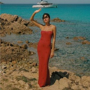 New with tags Asta resort Monica dress in color wine